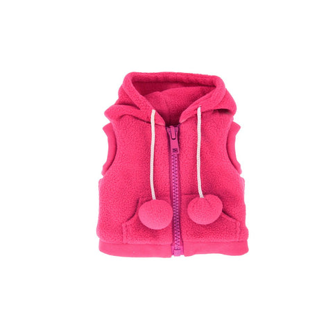 Hot Pink Fleece vest